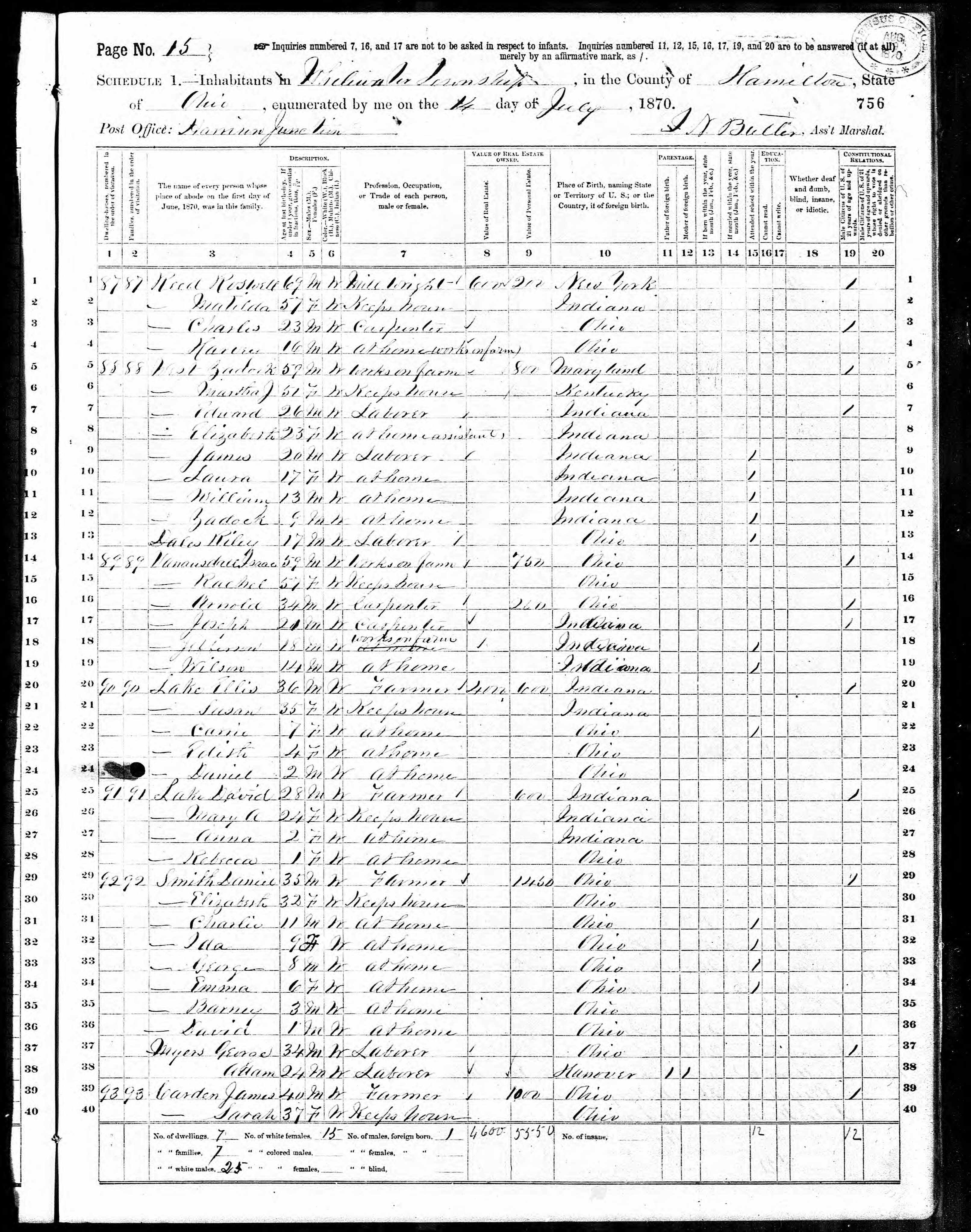 Wilkins Family Tree